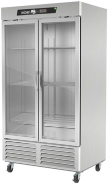 REFRIGERADOR DOS PUERTAS DE CRISTAL ASBER