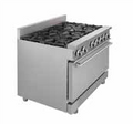 ESTUFA DRAGO CON 6 QUEM. Y HORNO