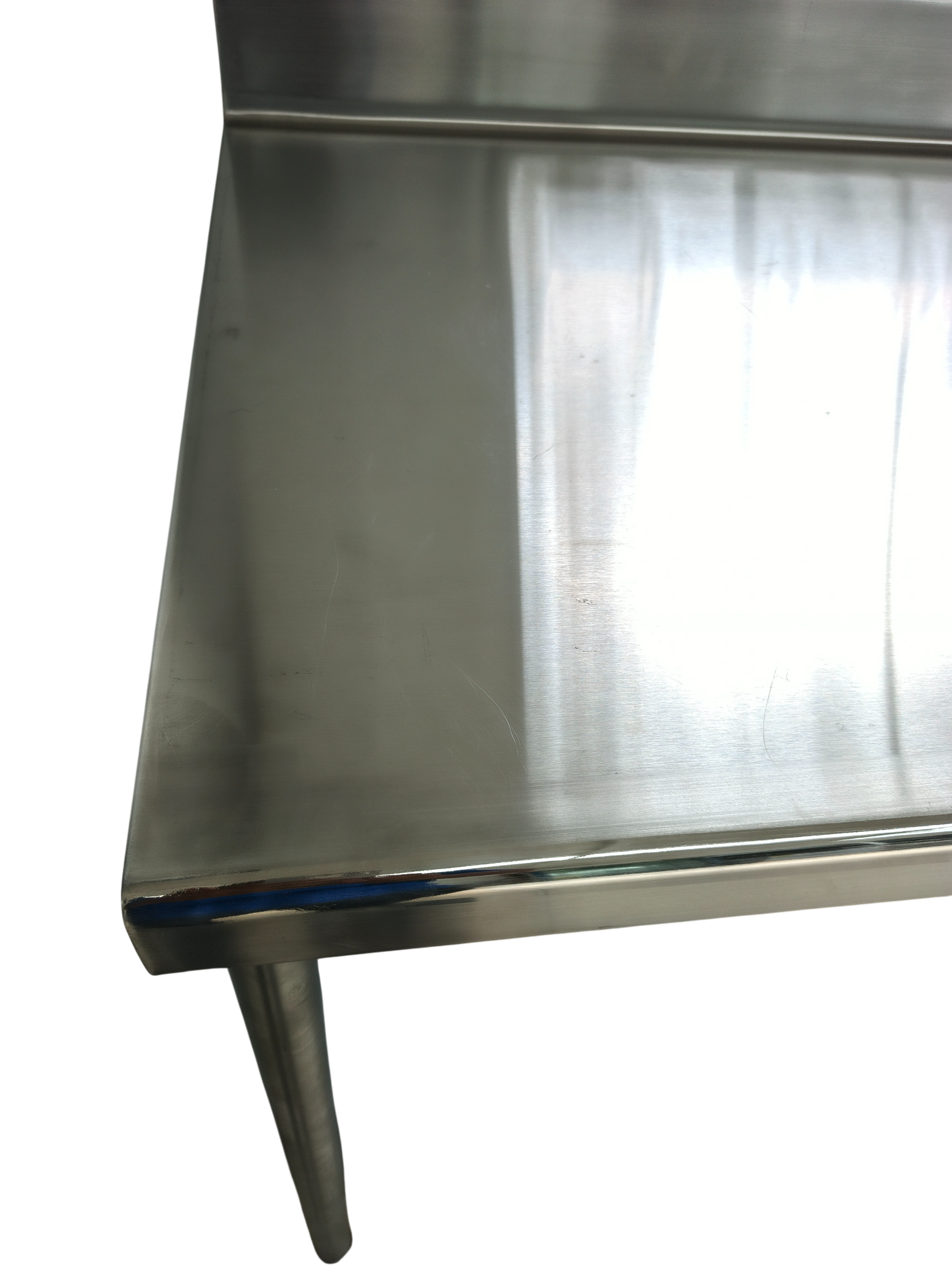 Mesa de Trabajo Acero Inoxidable con Entrepaño 138x70x90 cm – BRASAcero