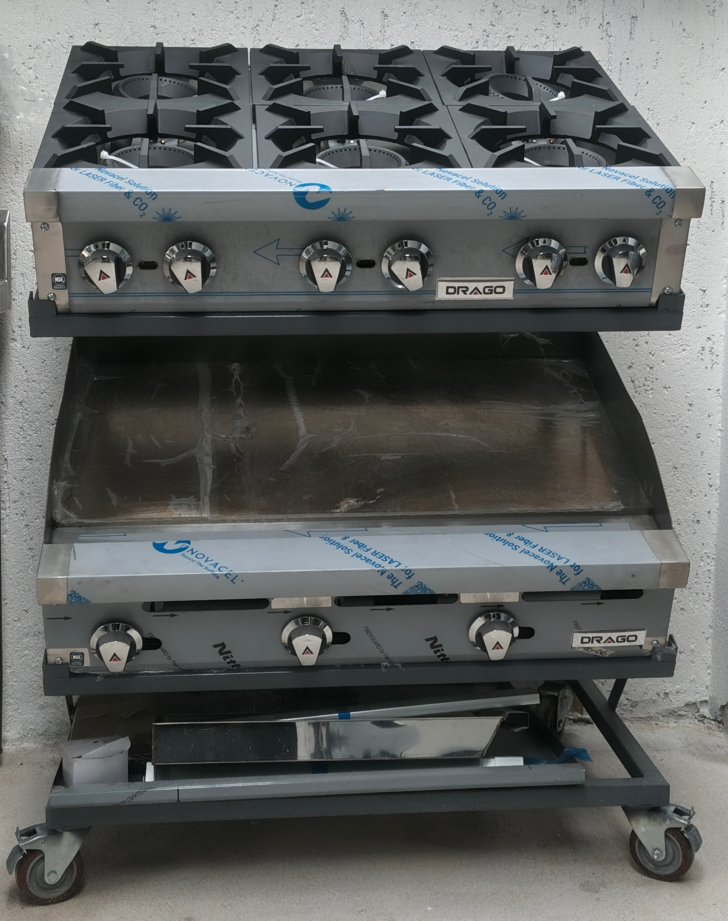 PARRILLA Y PLANCHA DRAGO